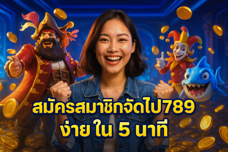 สมัครสมาชิกจัดไป789 ง่ายใน 5 นาที