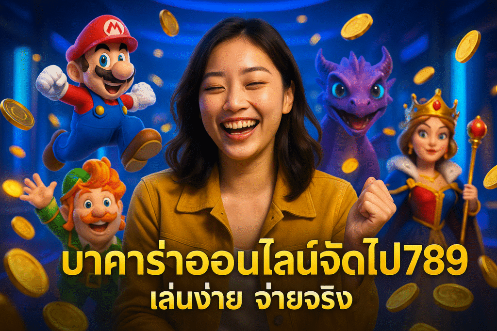 บาคาร่าออนไลน์จัดไป789 เล่นง่าย จ่ายจริง