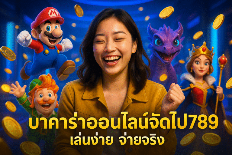 บาคาร่าออนไลน์จัดไป789 เล่นง่าย จ่ายจริง