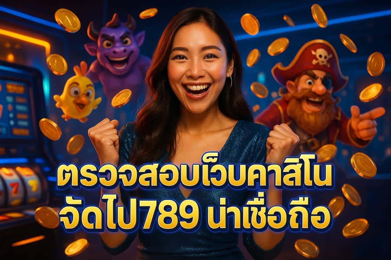 ตรวจสอบเว็บคาสิโน จัดไป789 น่าเชื่อถือ