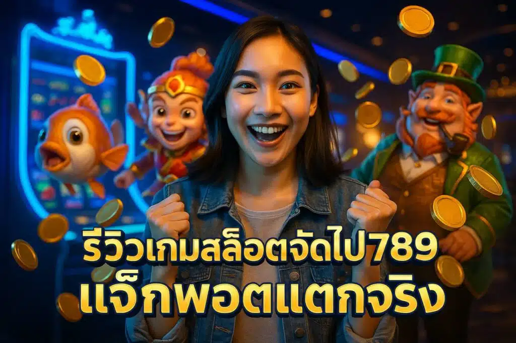 รีวิวเกมสล็อตจัดไป789 แจ็กพอตแตกจริง